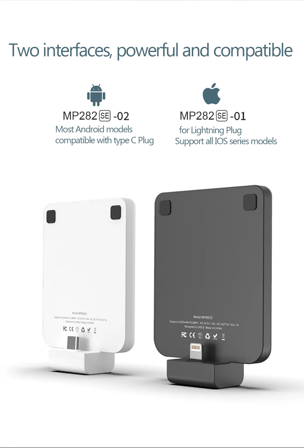 Power Bank for iPhone 6-8 X 11 Pro AND FOR ALL:Samsung/Huawei/Xiaomi,...