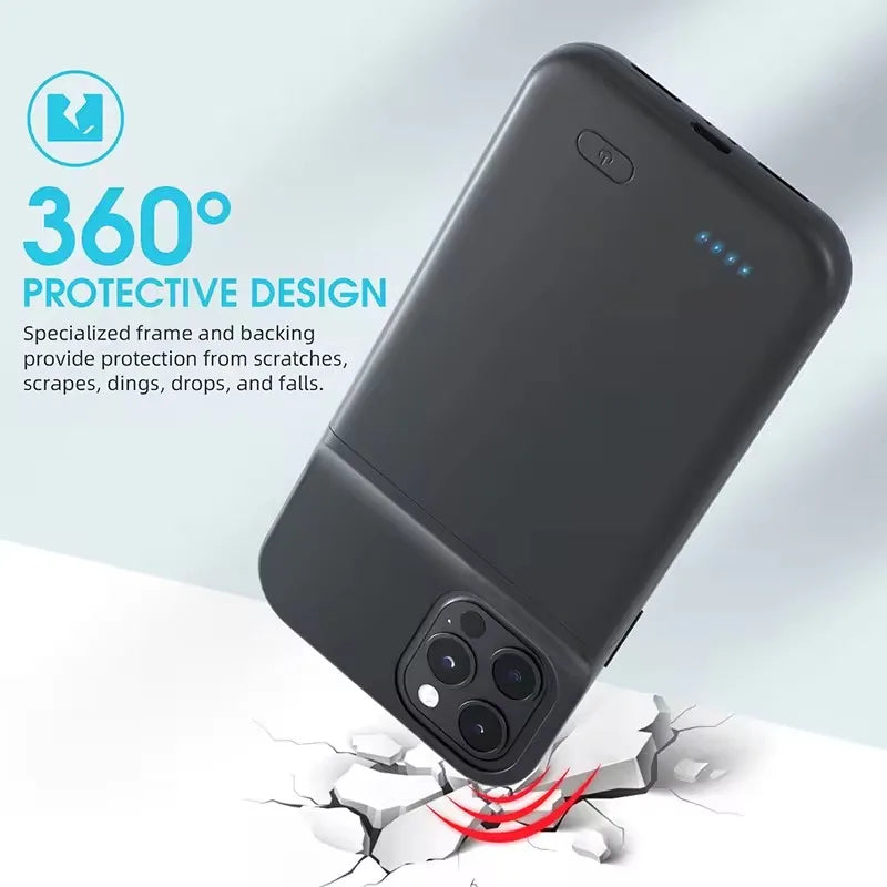 6800mAh iPhone Power Case For: iphone 11, 12, 13, 14